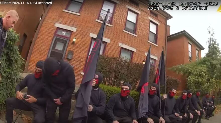 Columbus police identify one neo-Nazi after releasing body camera